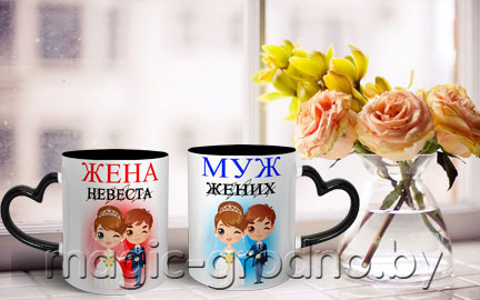 Парные кружки с печатью в Гродно Парные кружки с фото в Гродно
